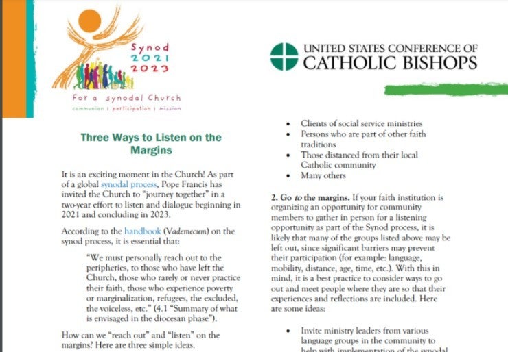 Synod 20212024 USCCB